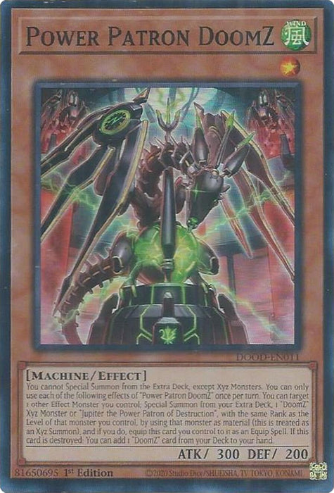 Image for Power Patron DoomZ (DOOD-EN011) [Doom of Dimensions] - YuGiOh