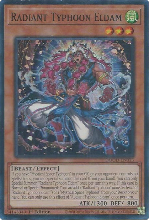 Image for Radiant Typhoon Eldam (DOOD-EN013) [Doom of Dimensions] - YuGiOh