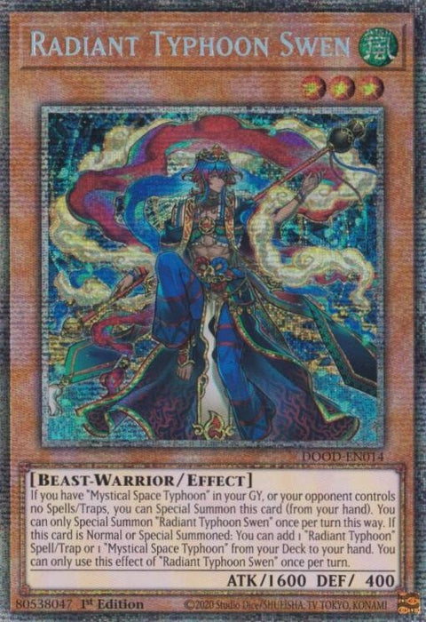 Image for Radiant Typhoon Swen (Starlight Rare) (DOOD-EN014) [Doom of Dimensions] - YuGiOh