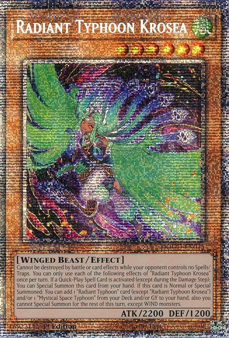 Image for Radiant Typhoon Krosea (Starlight Rare) (DOOD-EN015) [Doom of Dimensions] - YuGiOh