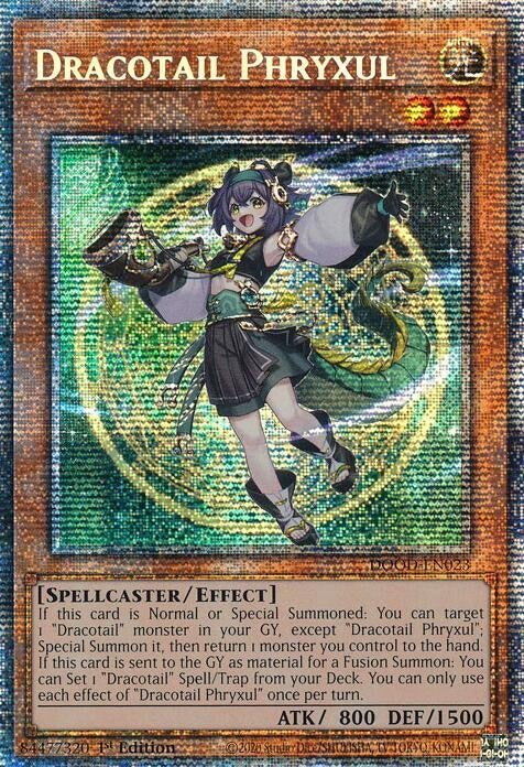 Image for Dracotail Phryxul (Starlight Rare) (DOOD-EN023) [Doom of Dimensions] - YuGiOh