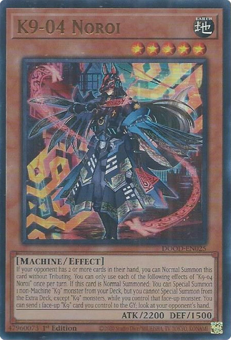 Image for K9-04 Noroi (DOOD-EN025) [Doom of Dimensions] - YuGiOh
