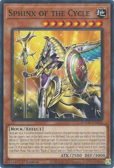 Image for Sphinx of the Cycle (DOOD-EN028) [Doom of Dimensions] - YuGiOh