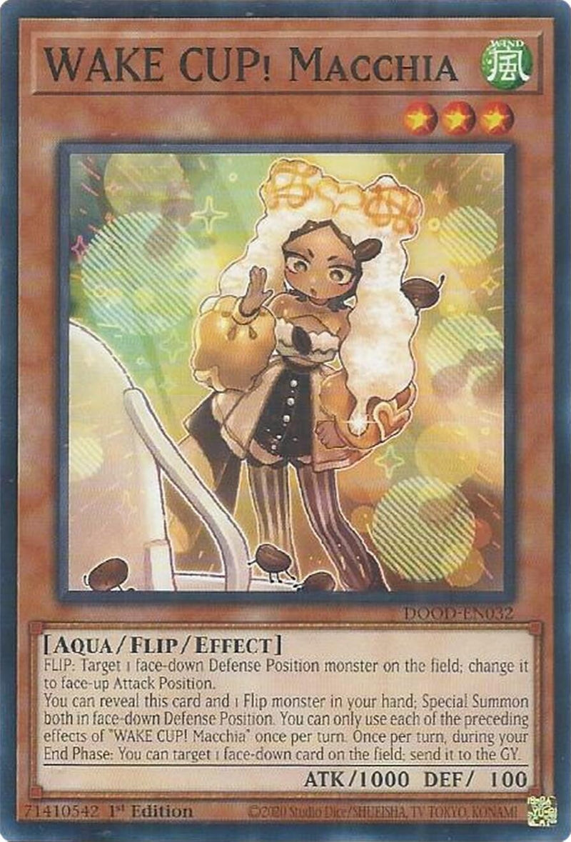 Image for WAKE CUP! Macchia (DOOD-EN032) [Doom of Dimensions] - YuGiOh
