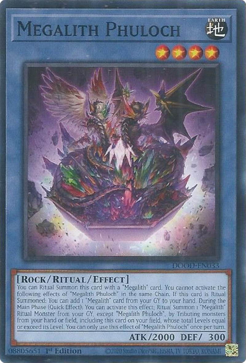 Image for Megalith Phuloch (DOOD-EN033) [Doom of Dimensions] - YuGiOh