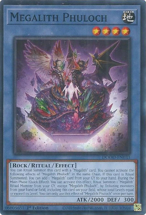 Image for Megalith Phuloch (DOOD-EN033) [Doom of Dimensions] - YuGiOh