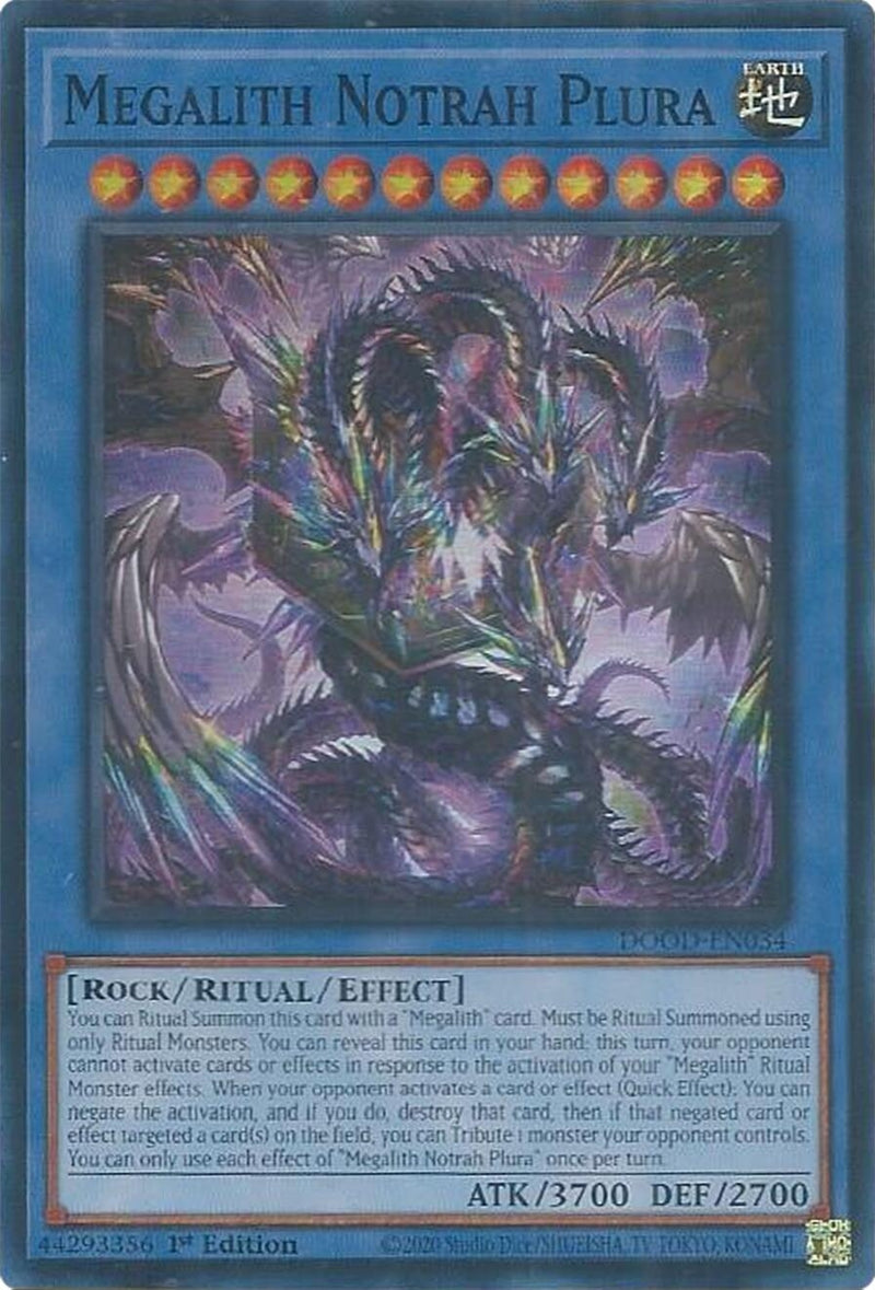 Image for Megalith Notrah Plura (DOOD-EN034) [Doom of Dimensions] - YuGiOh