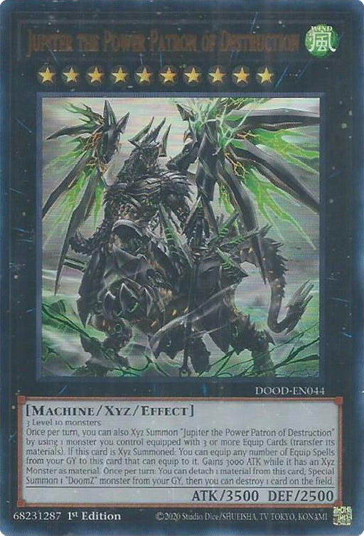 Image for Jupiter the Power Patron of Destruction (DOOD-EN044) [Doom of Dimensions] - YuGiOh