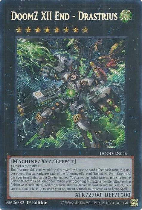 Image for DoomZ XII End - Drastrius (DOOD-EN045) [Doom of Dimensions] - YuGiOh