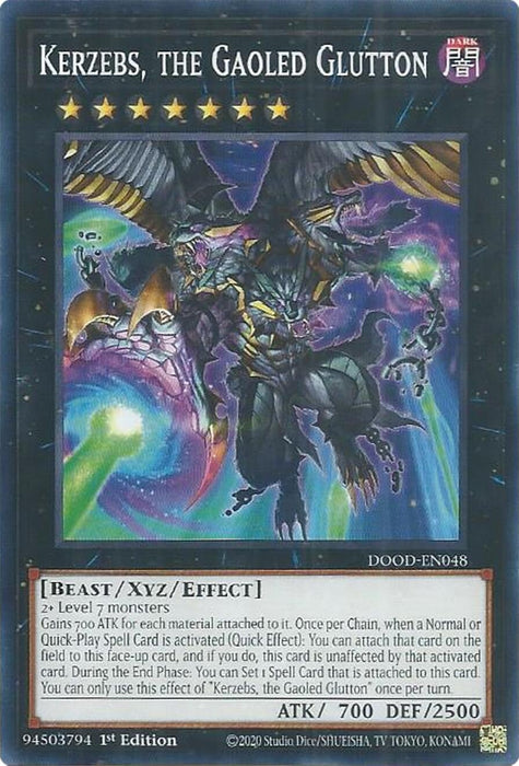 Image for Kerzebs, the Gaoled Glutton (DOOD-EN048) [Doom of Dimensions] - YuGiOh
