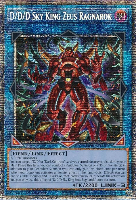 Image for D/D/D Sky King Zeus Ragnarok (Starlight Rare) (DOOD-EN049) [Doom of Dimensions] - YuGiOh