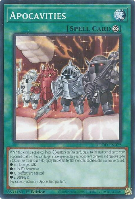 Image for Apocavities (DOOD-EN072) [Doom of Dimensions] - YuGiOh