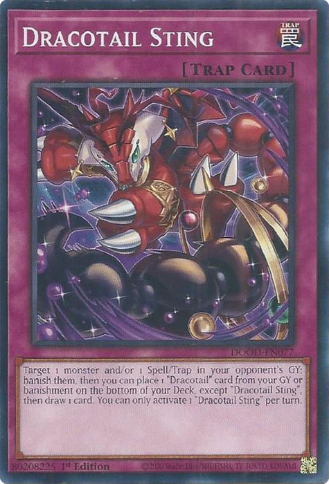Image for Dracotail Sting (DOOD-EN077) [Doom of Dimensions] - YuGiOh