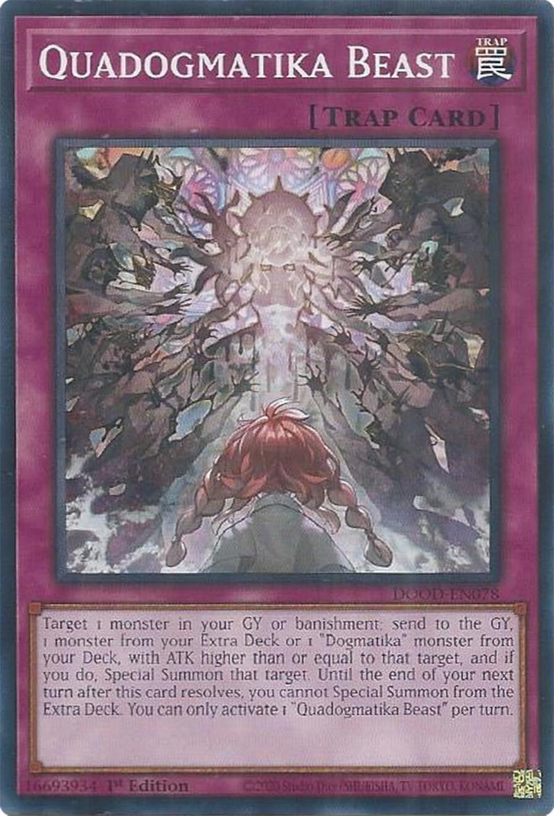 Image for Quadogmatika Beast (DOOD-EN078) [Doom of Dimensions] - YuGiOh