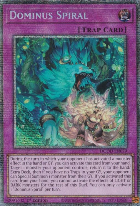 Image for Dominus Spiral (Starlight Rare) (DOOD-EN079) [Doom of Dimensions] - YuGiOh