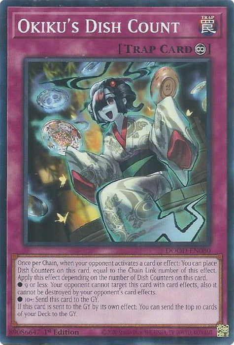 Image for Okiku's Dish Count (DOOD-EN080) [Doom of Dimensions] - YuGiOh