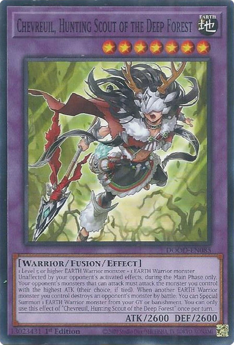 Image for Chevreuil, Hunting Scout of the Deep Forest (DOOD-EN085) [Doom of Dimensions] - YuGiOh