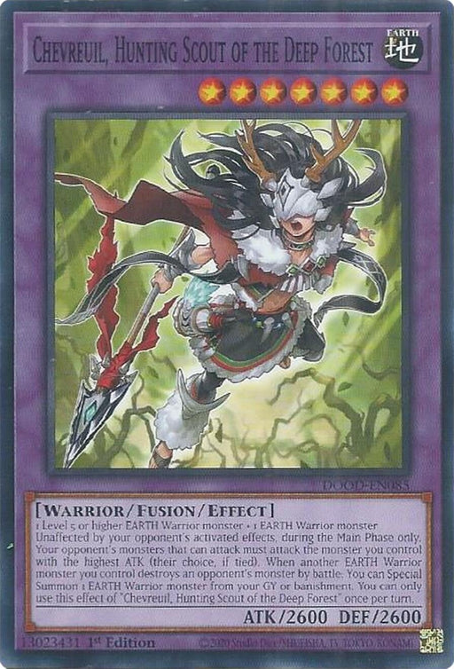 Image for Chevreuil, Hunting Scout of the Deep Forest (DOOD-EN085) [Doom of Dimensions] - YuGiOh