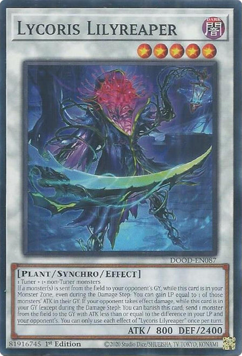 Image for Lycoris Lilyreaper (DOOD-EN087) [Doom of Dimensions] - YuGiOh