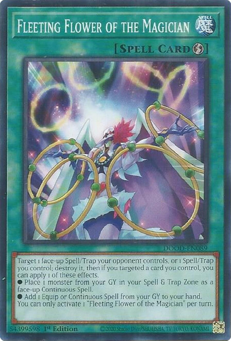 Image for Fleeting Flower of the Magician (DOOD-EN089) [Doom of Dimensions] - YuGiOh