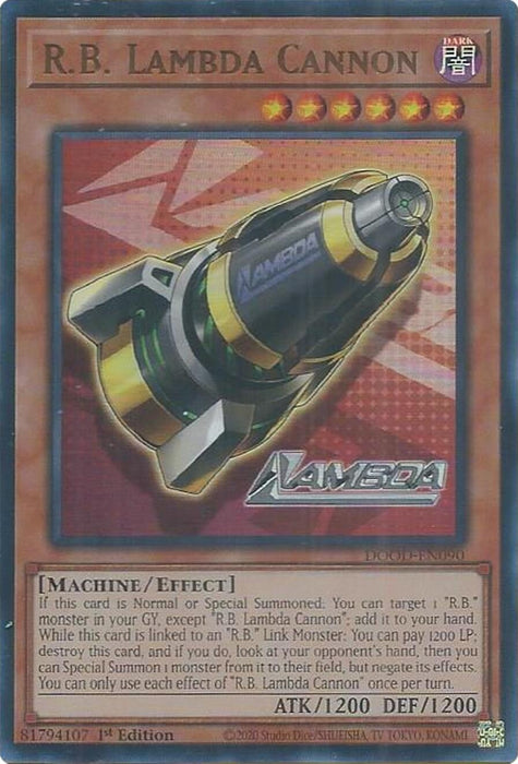 Image for R.B. Lambda Cannon (DOOD-EN090) [Doom of Dimensions] - YuGiOh