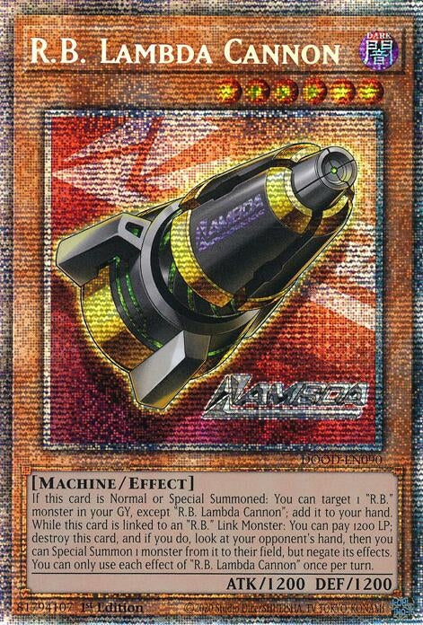 Image for R.B. Lambda Cannon (Starlight Rare) (DOOD-EN090) [Doom of Dimensions] - YuGiOh