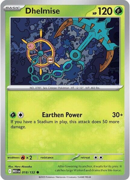 Dhelmise (018/132) (ME01: Mega Evolution)