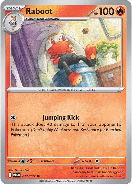 Raboot (027/132) (ME01: Mega Evolution)