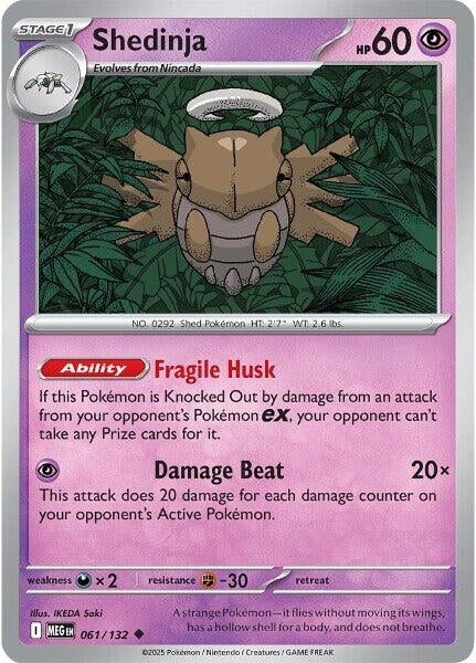 Shedinja (061/132) (ME01: Mega Evolution)