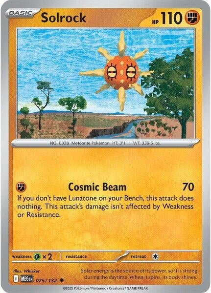 Solrock (075/132) (ME01: Mega Evolution)