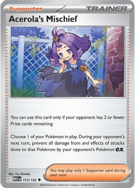 Image for Acerola's Mischief (113/132) (ME01: Mega Evolution) - Pokemon