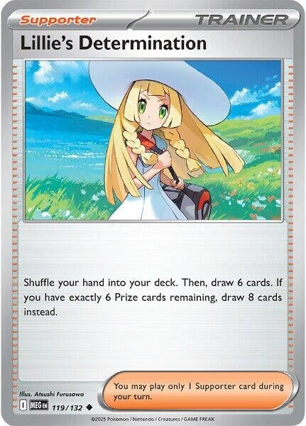 Image for Lillie's Determination (119/132) (ME01: Mega Evolution) - Pokemon