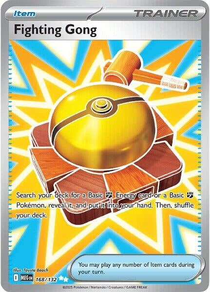 Image for Fighting Gong (168/132) (ME01: Mega Evolution) - Pokemon