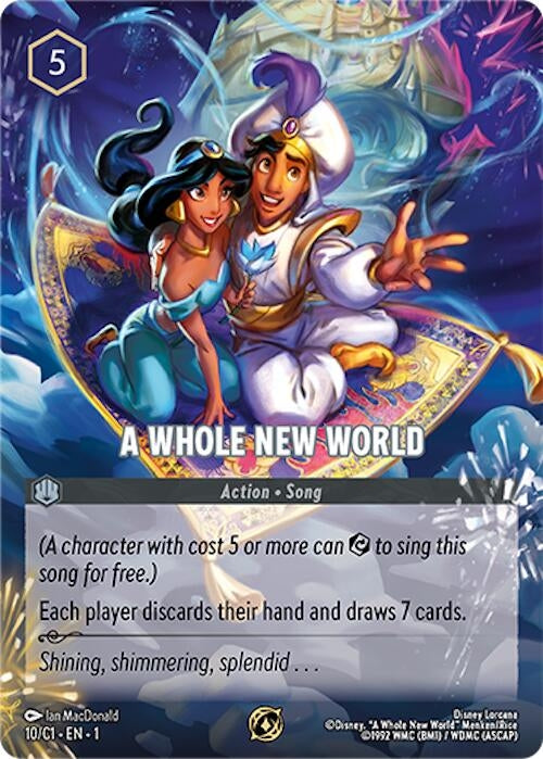 Image for A Whole New World (10) [Disney Lorcana Promo Cards] - Disney Lorcana