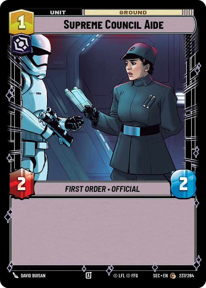 Image for Supreme Council Aide (237/264) [Secrets of Power] - Star Wars: Unlimited