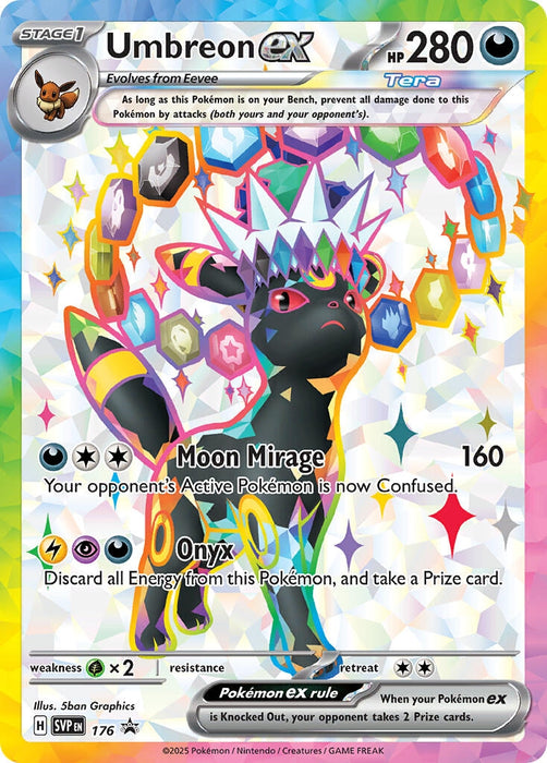 Image for Umbreon ex - 176 (SVP 176) [SV: Scarlet & Violet Promo Cards] - Pokemon