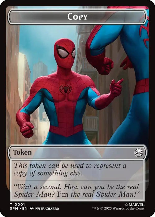 Image for Copy // Human Citizen Double-Sided Token (1 // 4) [Marvel's Spider-Man] - Magic: The Gathering