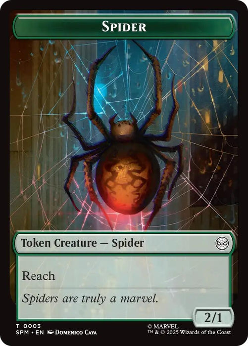 Image for Spider // Illusion Villain Double-Sided Token (3 // 2) [Marvel's Spider-Man] - Magic: The Gathering