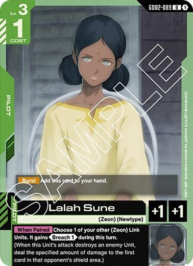 Image for Lalah Sune (GD02-089) [Dual Impact] - Gundam Card Game