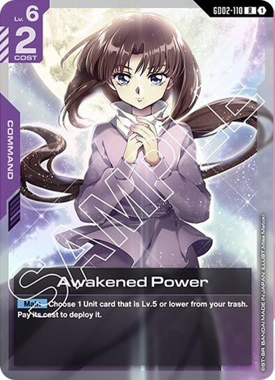 Image for Awakened Power (GD02-110) [Dual Impact] - Gundam Card Game