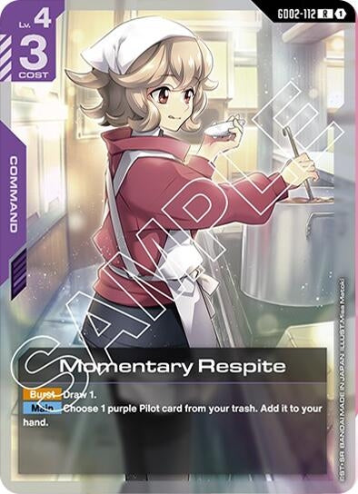Image for Momentary Respite (GD02-112) [Dual Impact] - Gundam Card Game