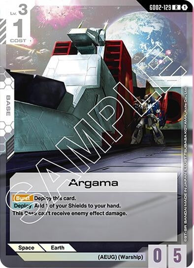 Image for Argama (GD02-129) [Dual Impact] - Gundam Card Game