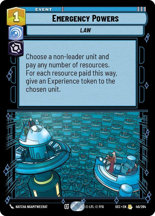 Image for Emergency Powers (40/264) [Secrets of Power] - Star Wars: Unlimited