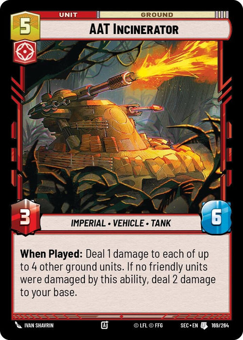 Image for AAT Incinerator (169/264) [Secrets of Power] - Star Wars: Unlimited