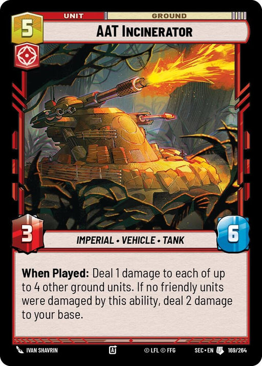 Image for AAT Incinerator (169/264) [Secrets of Power] - Star Wars: Unlimited