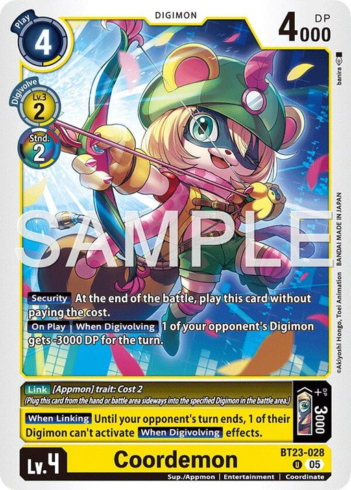 Image for Coordemon (BT23-028 U) [Hackers' Slumber] - Digimon Card Game