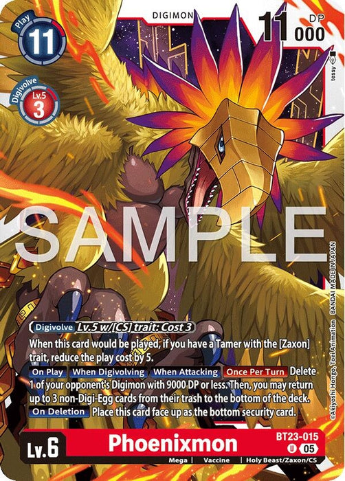 Image for Phoenixmon (BT23-015 U) [Hackers' Slumber] - Digimon Card Game
