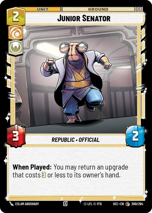 Image for Junior Senator (200/264) [Secrets of Power] - Star Wars: Unlimited