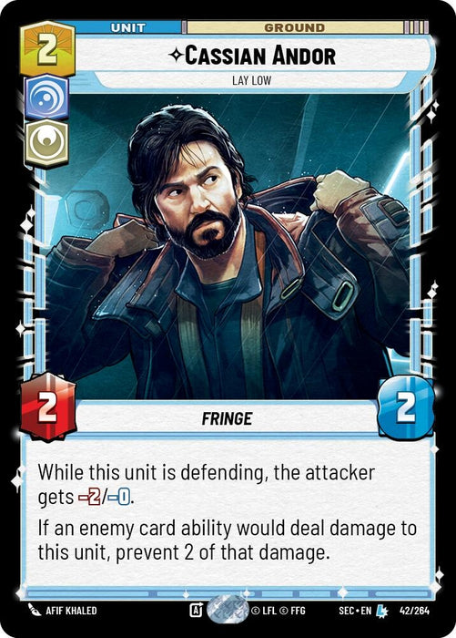 Image for Cassian Andor - Lay Low (42/264) [Secrets of Power] - Star Wars: Unlimited