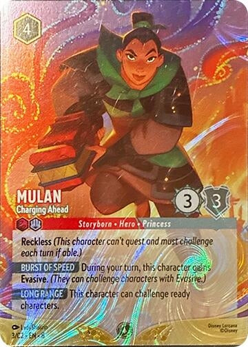 Image for Mulan - Charging Ahead (Foil) (3) [Disney Lorcana Promo Cards] - Disney Lorcana